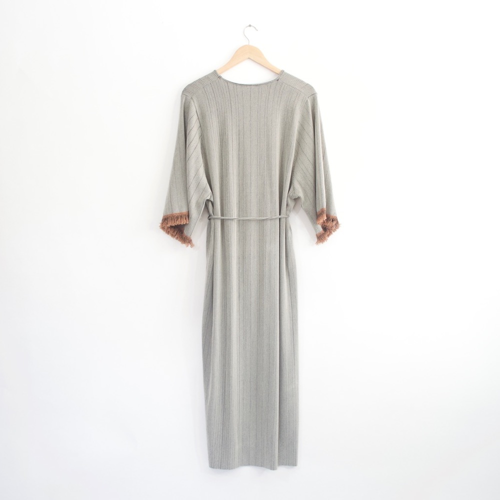 Knit Zara dress with fringe NWT - Picture 2 of 4